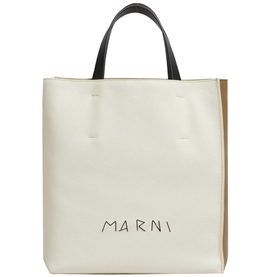 Marni Museo Soft Small Bag, Ivory